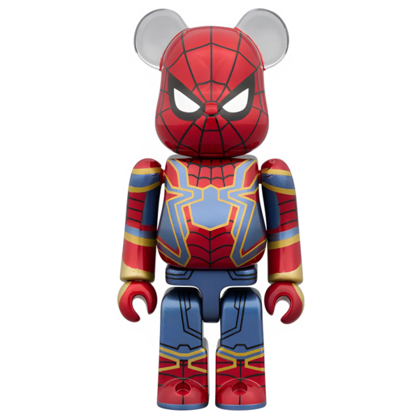 Bearbrick Chase MARVEL Infinity Saga Iron Spider 100% Vorderseite