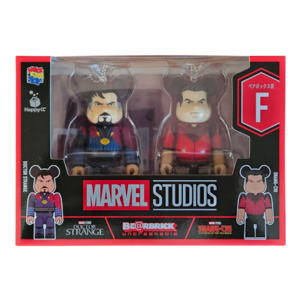 Bearbrick Happy Kuji "MARVEL Studios" - F: Doctor Strange & Shang-Chi 100% in der Verpackung