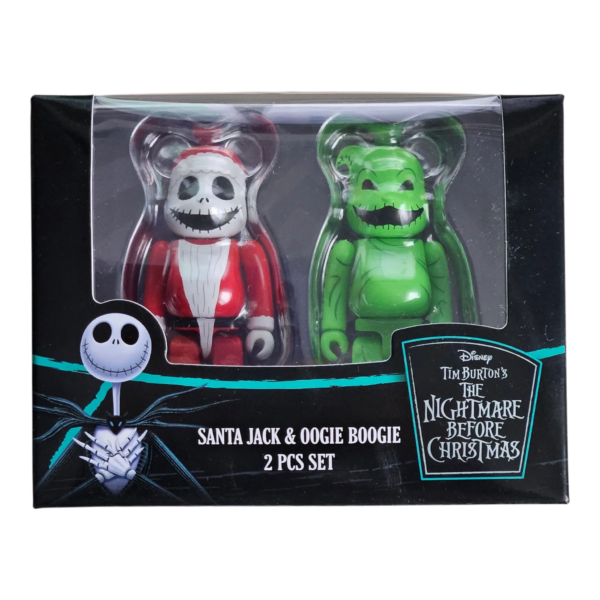 Bearbrick Santa Jack & Oogie Boogie 2er-Set 100% in der Verpackung