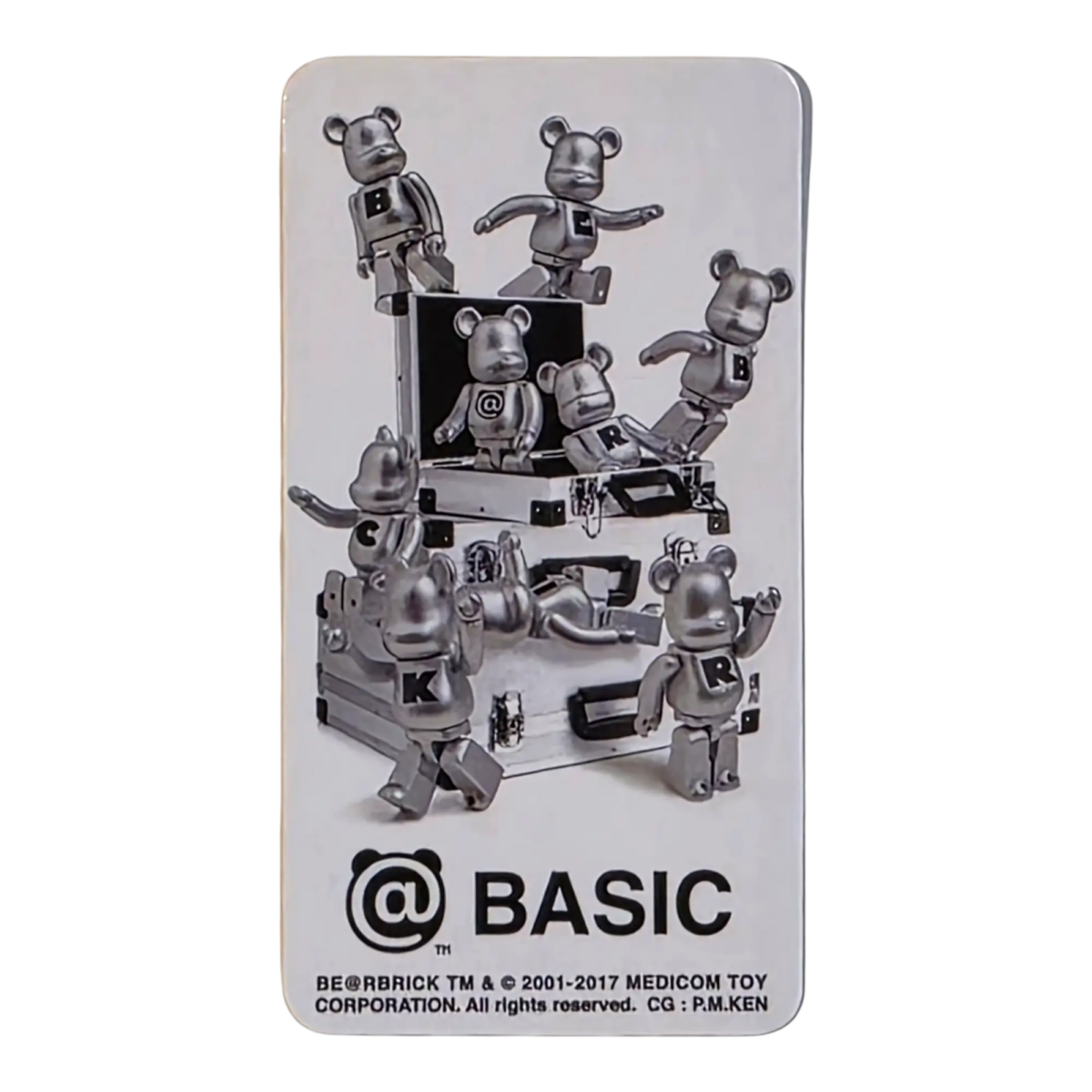 Bearbrick Series 34 Basic Letter 100% Begleitkarte