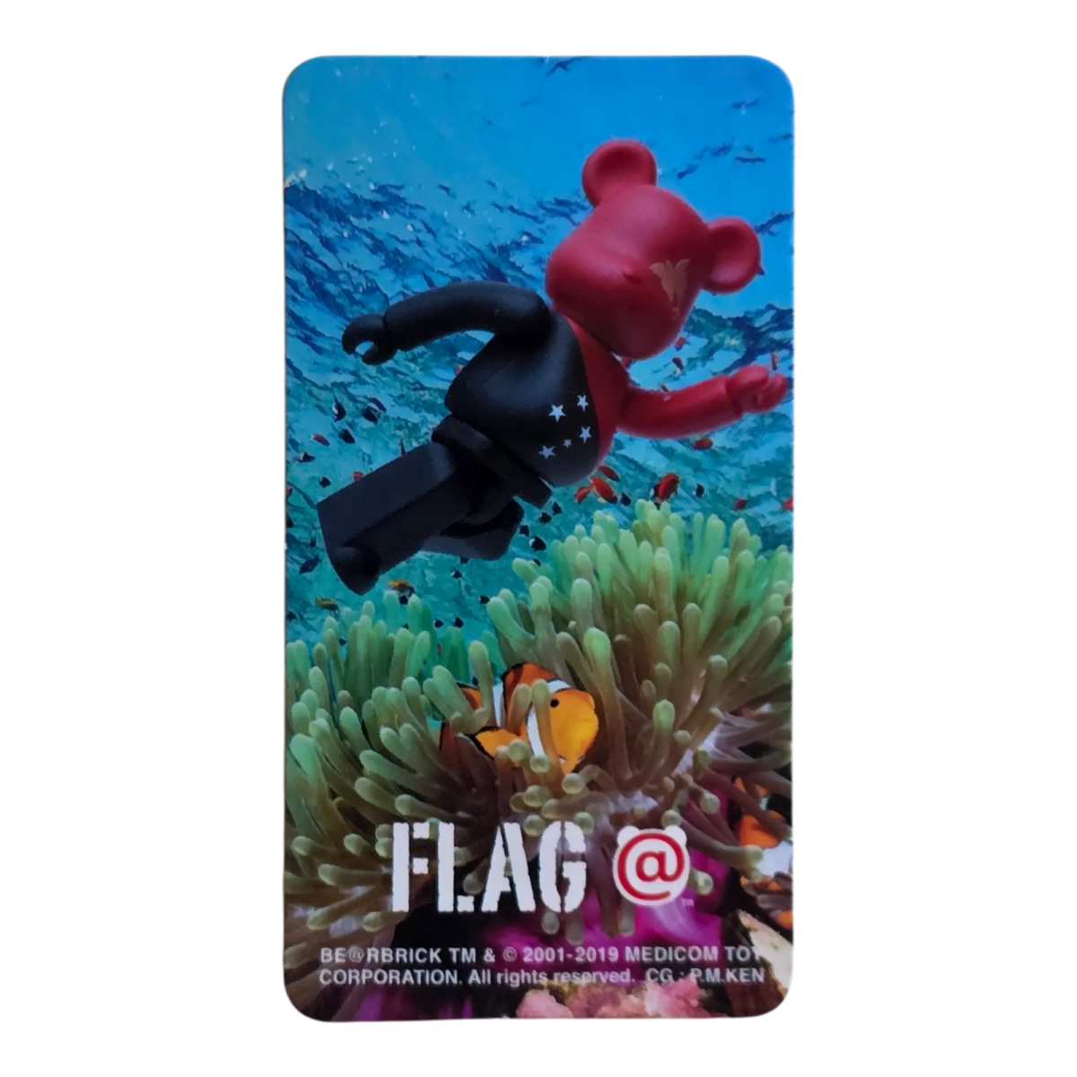 Bearbrick Series 39 Flag "Papua New Guinea" 100% Begleitkarte