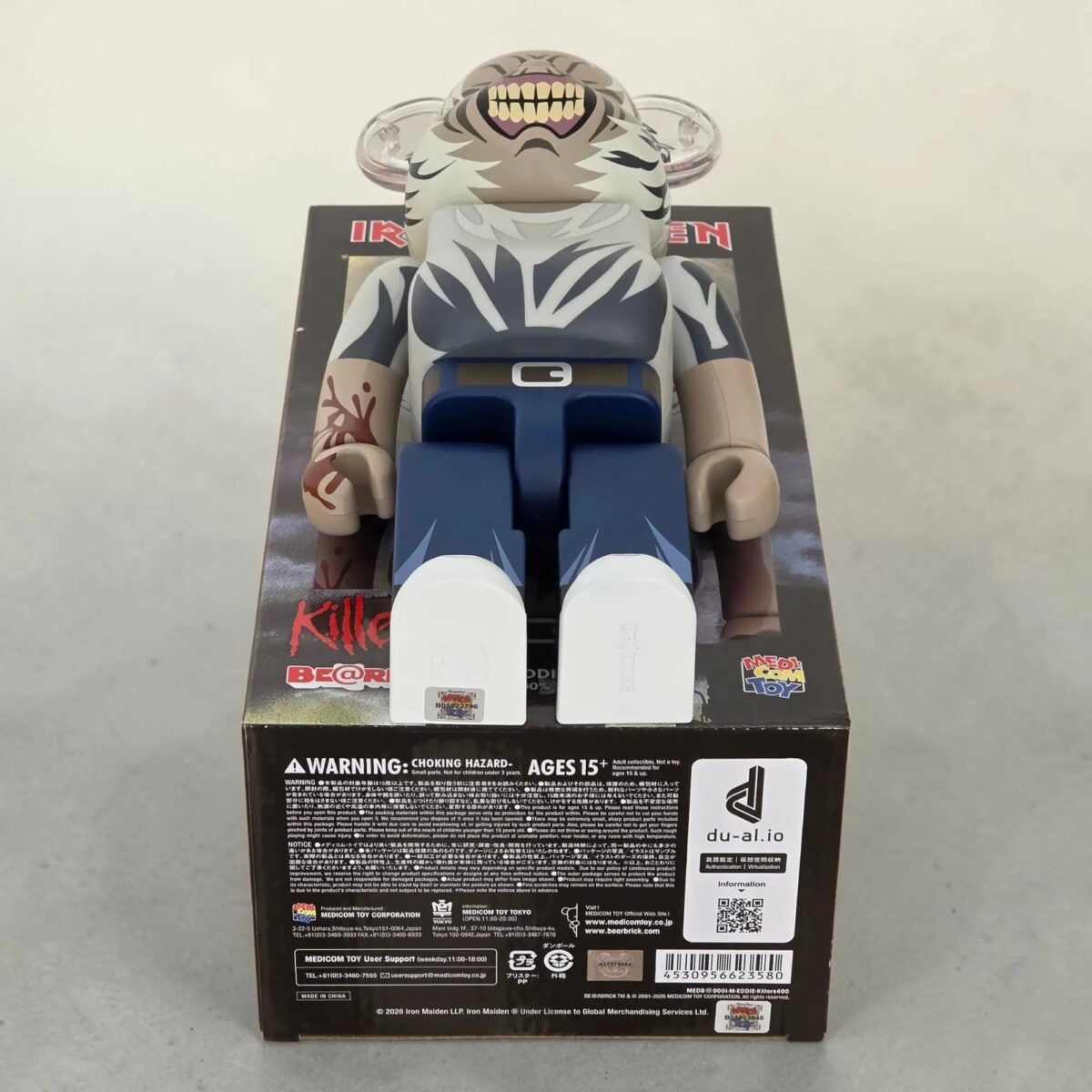 Bearbrick Eddie "Killers" [Iron Maiden] 400% Echtheitsmerkmale