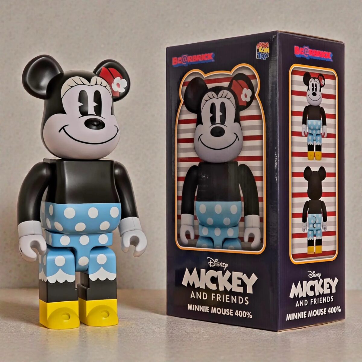 Bearbrick Minnie Mouse [Mickey & Friends] 400% mit Verpackung