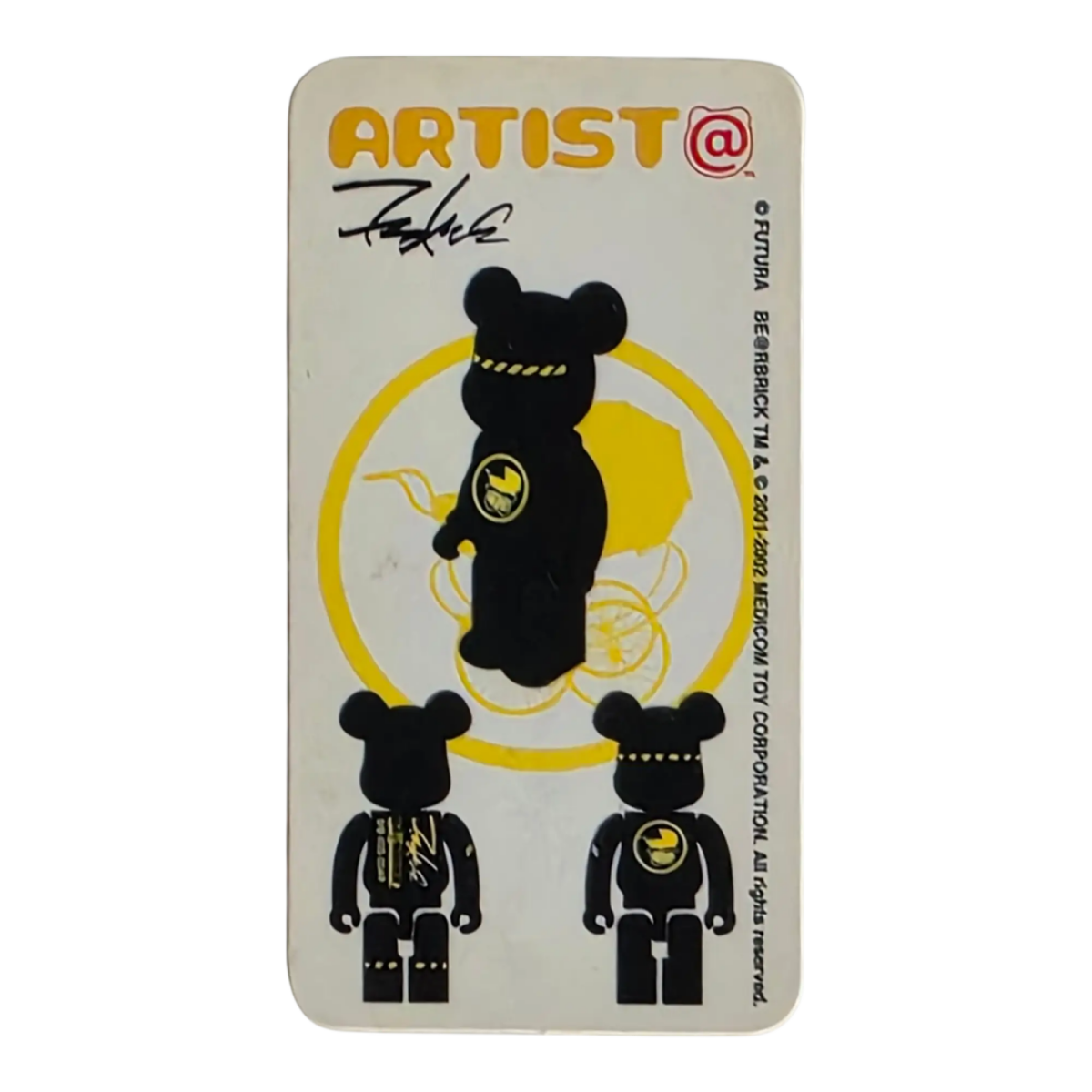 Bearbrick Series 5 Artist "Futura Laboratories" 100% Begleitkarte