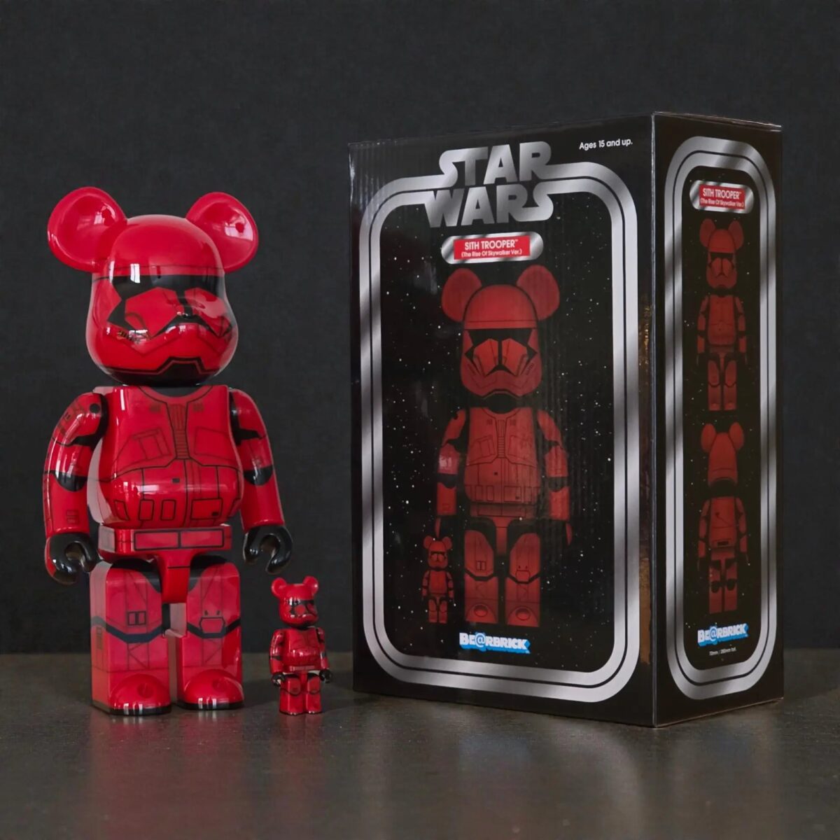 Bearbrick Sith Trooper [Star Wars: The Rise of Skywalker] 100%+400% mit Verpackung