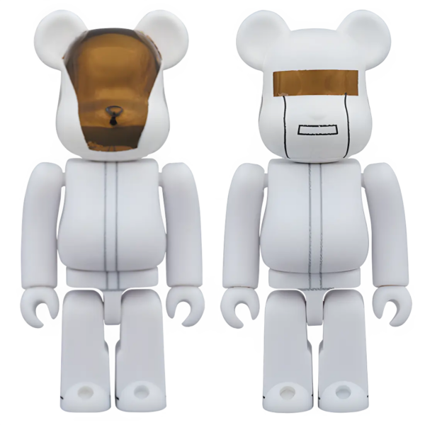 Bearbrick Daft Punk White Suits Version 2er-Set 100% Herstellerbild