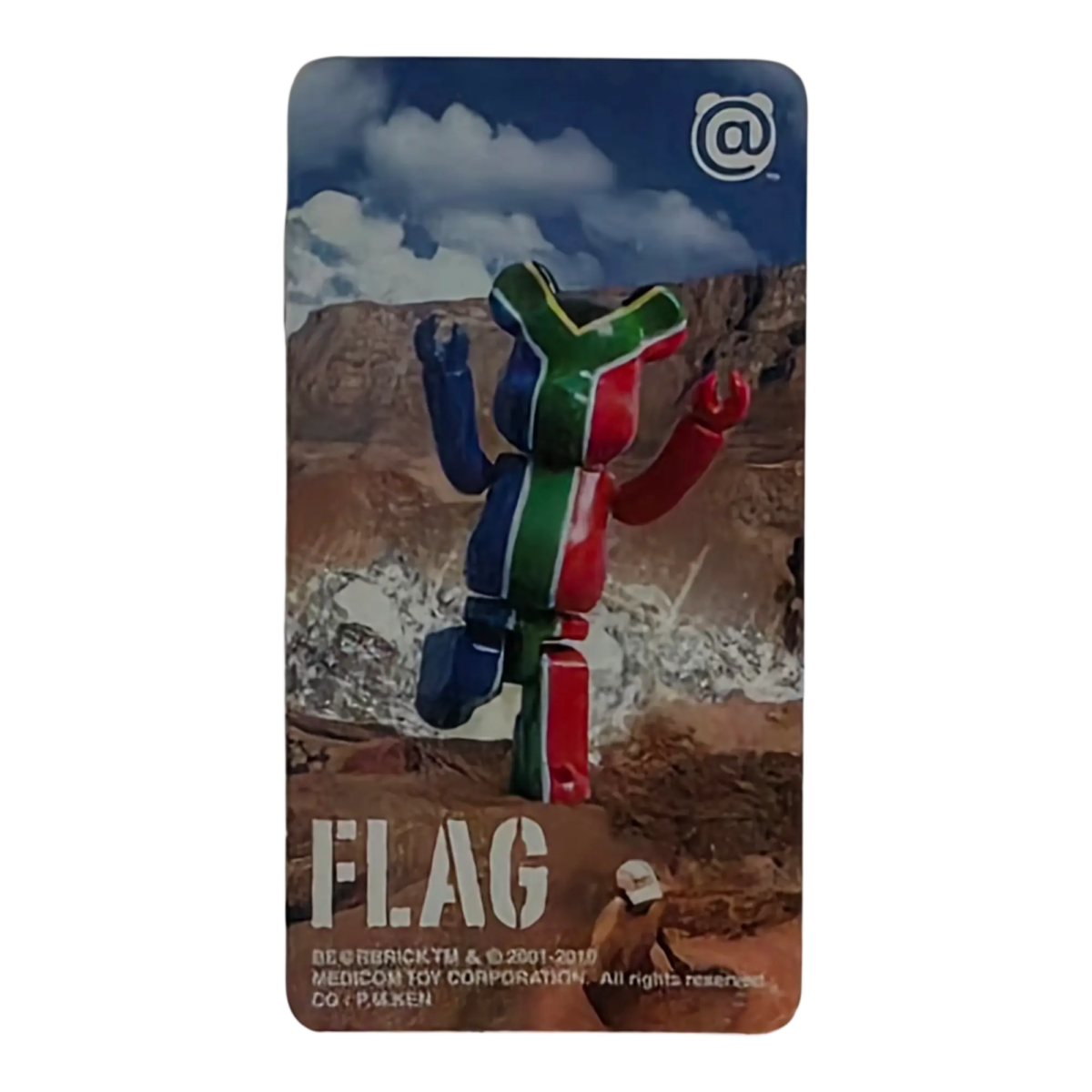 Bearbrick Series 20 Flag "South Africa" 100% Begleitkarte