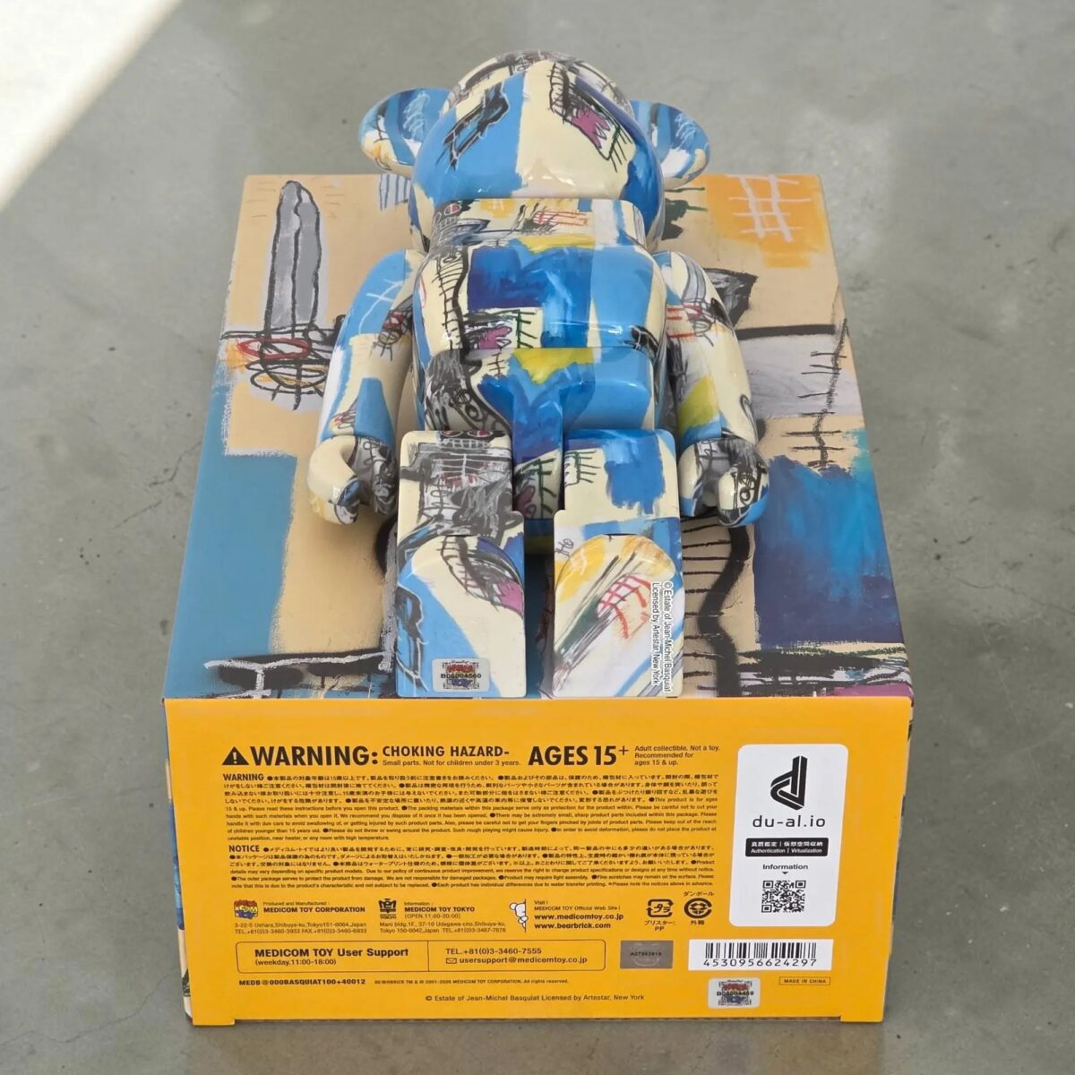 Bearbrick Jean-Michel Basquiat 12th Version 100%+400% Echtheitsmerkmale