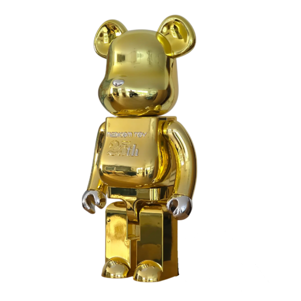Bearbrick Medicom Toy 25th Anniversary Model 1000% schräg