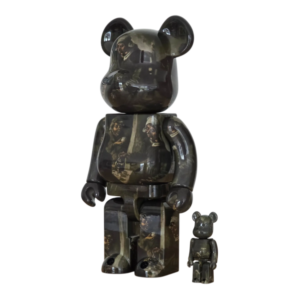 Bearbrick Vincent van Gogh "The Potato Eaters" [Van Gogh Museum] 100%+400% schräg