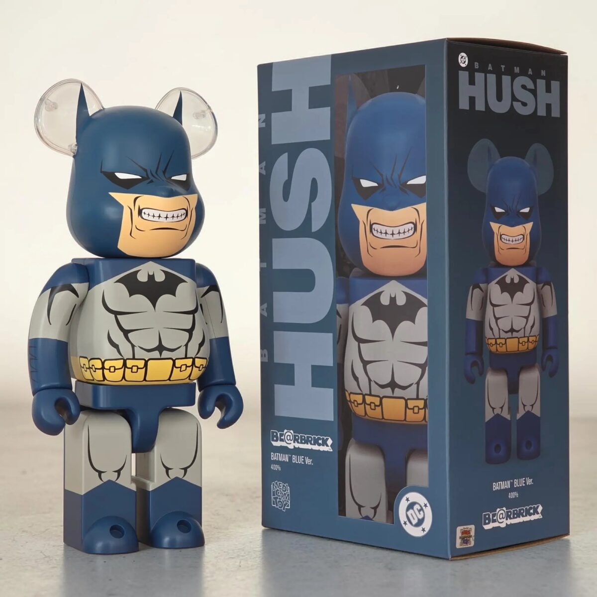 Bearbrick Batman [Batman: Hush Blue Version] 400% mit Verpackung
