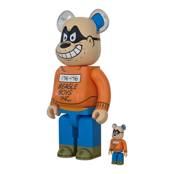 Bearbrick Beagle Boy [The Beagle Boys] 100%+400% schräg