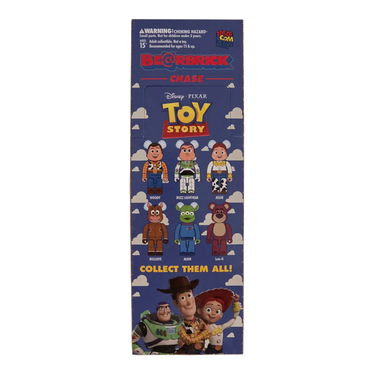Bearbrick Chase Toy Story 100% 24er-Karton Deckel