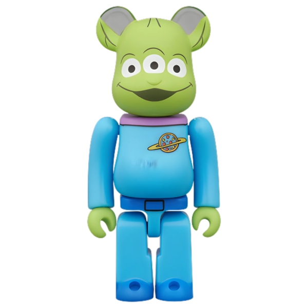 Bearbrick Chase Toy Story Alien 100% Herstellerbild 1