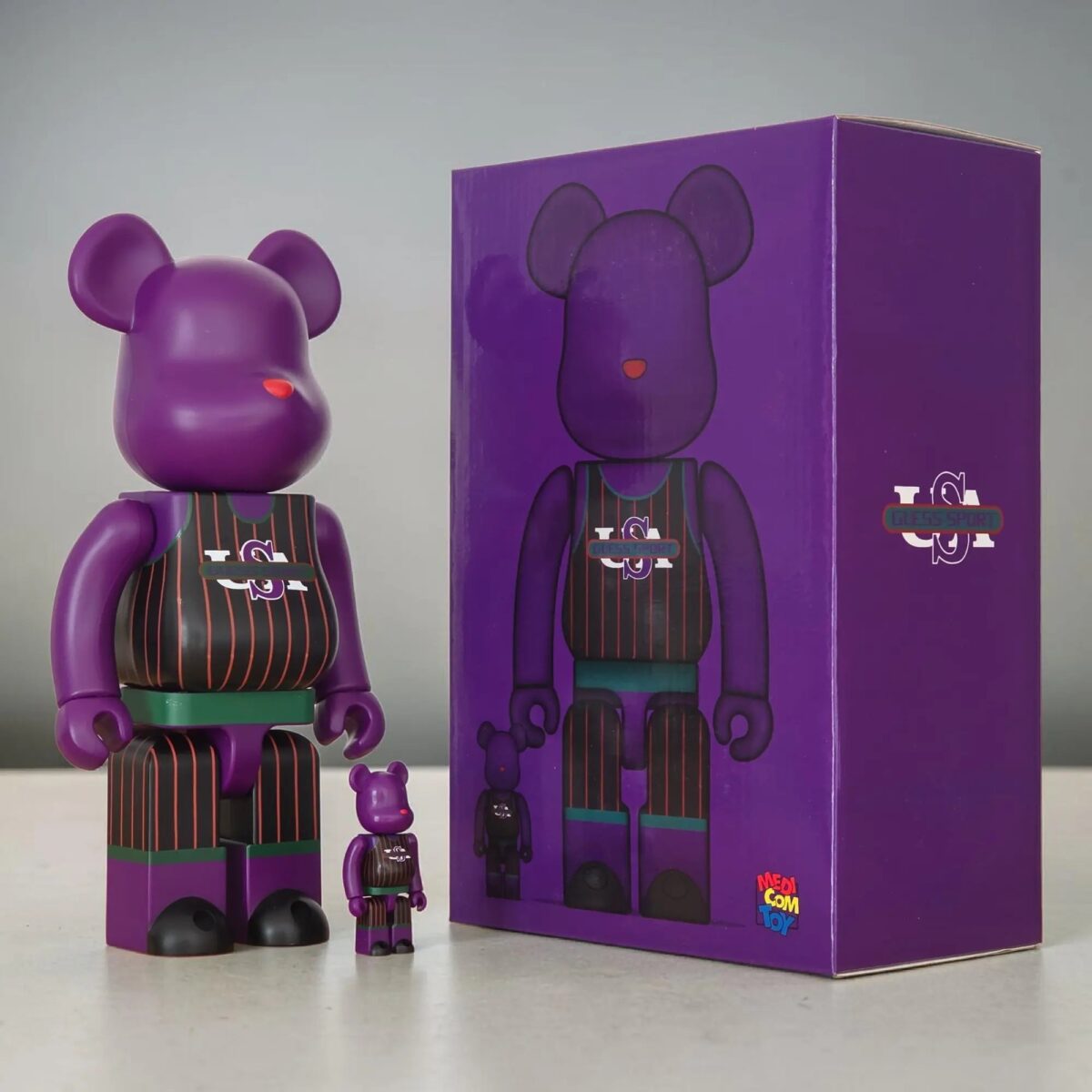 Bearbrick Guess Sport Jersey 100%+400% mit Verpackung