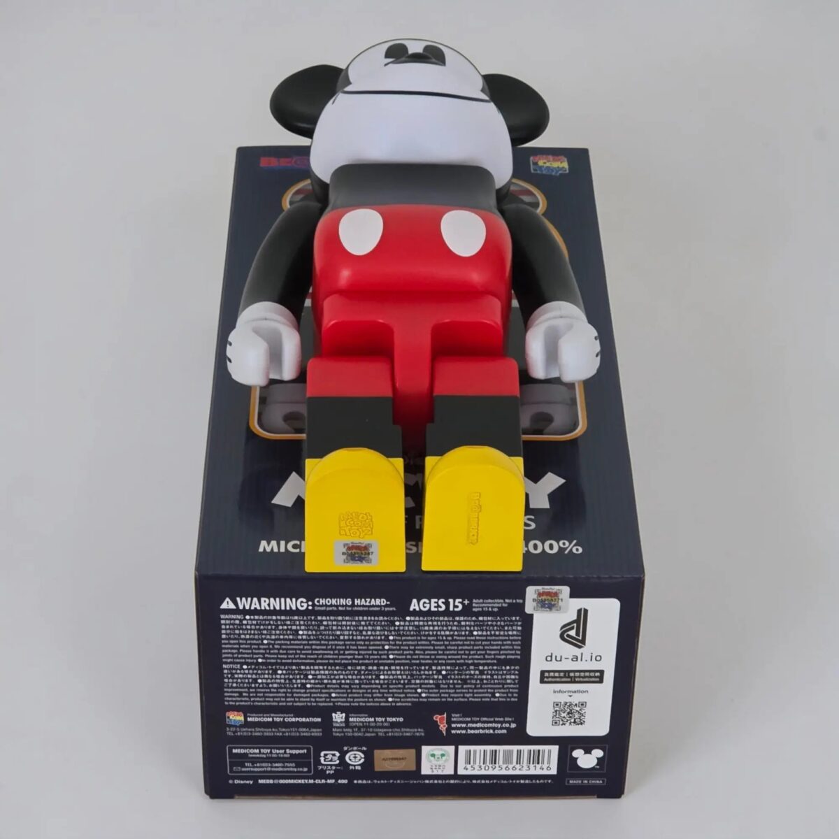 Bearbrick Mickey Mouse Color Version [Mickey & Friends] 400% Echtheitsmerkmale