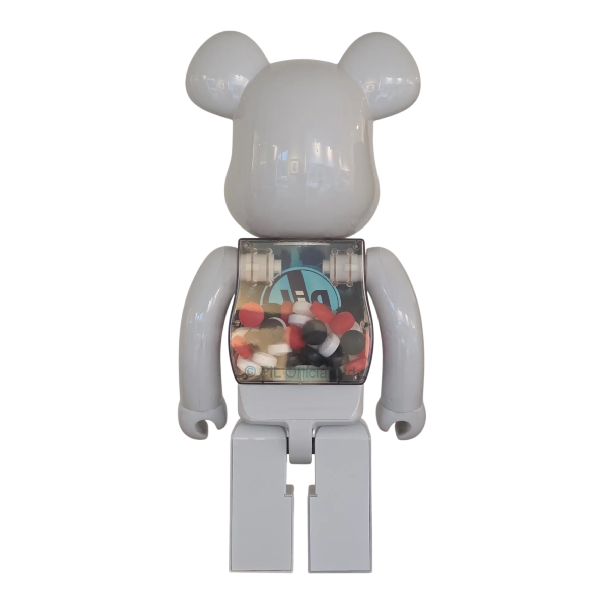 Bearbrick PiL Chrome Version 1000% Rückseite
