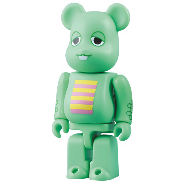 Bearbrick Series 16 Cute "Gachapin" [Gachapin × Mukku] 100% Herstellerbild