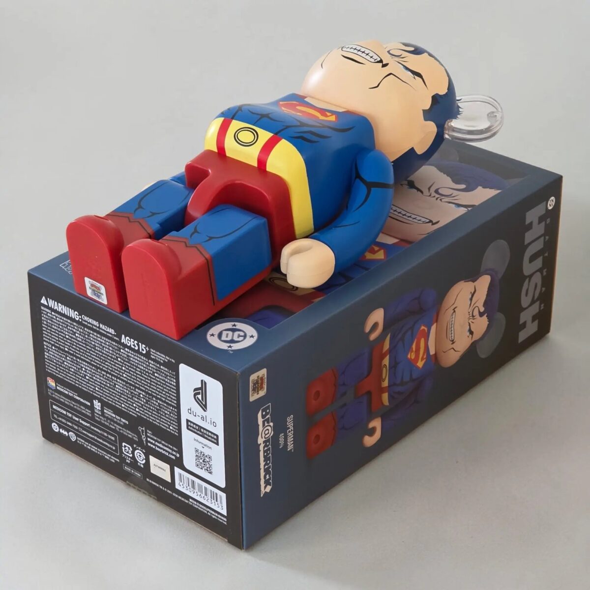 Bearbrick Superman [Batman: Hush Version] 400% Echtheitsmerkmale