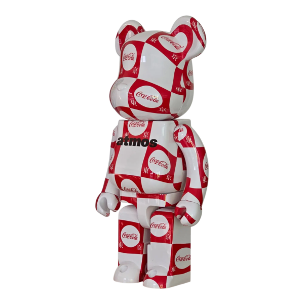 Bearbrick atmos × Coca-Cola Tokyo Version 1000% schräg