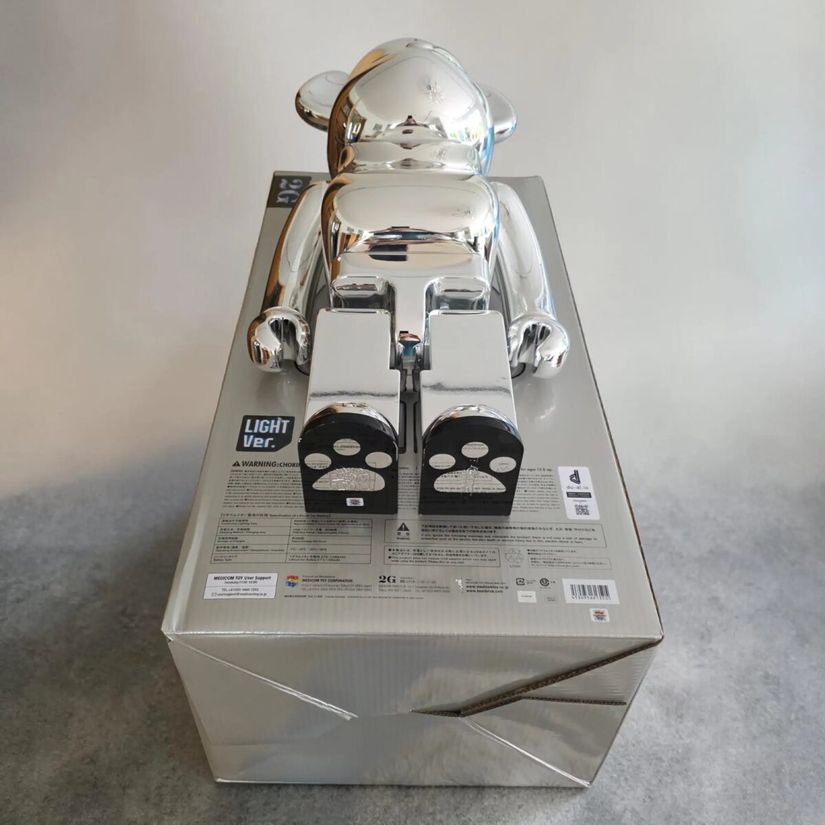 Bearbrick Sorayama Light Version 1000% Echtheitsmerkmale