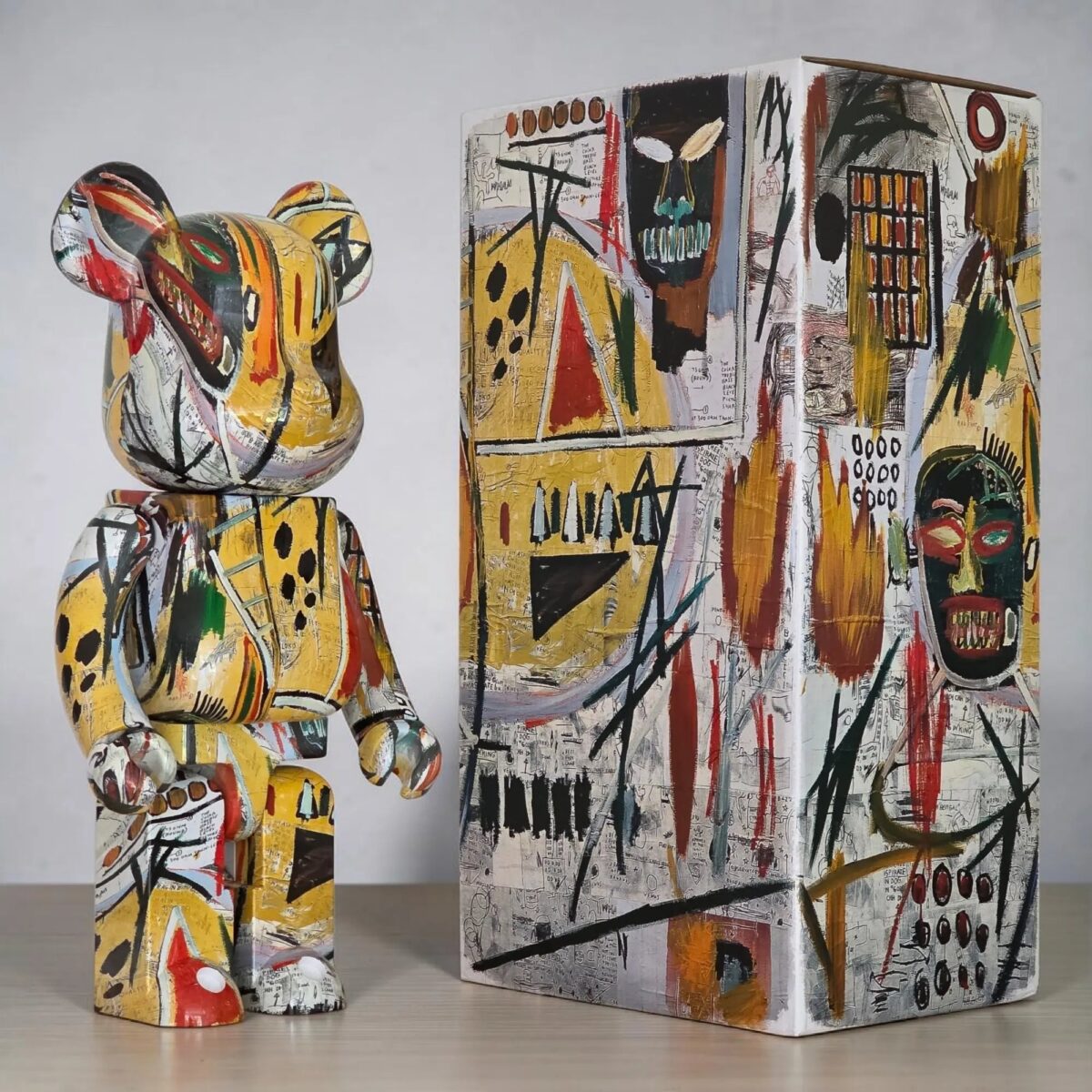 Bearbrick Jean-Michel Basquiat #1 1000% mit Verpackung