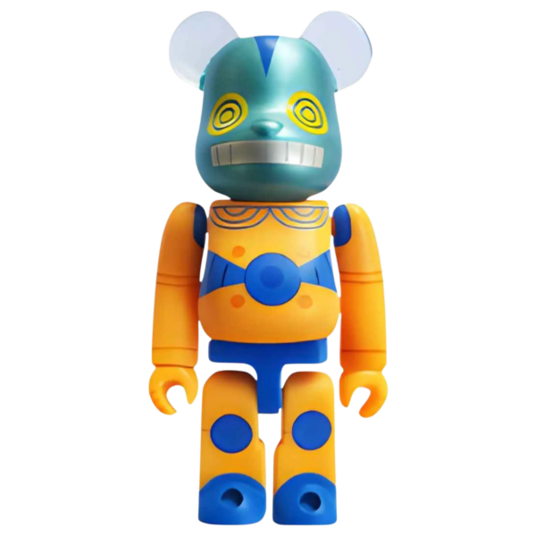 Bearbrick Series 45 H×S (Hirota Saigansho) "Softvinyl Toy" Orange 100% SECRET Bild