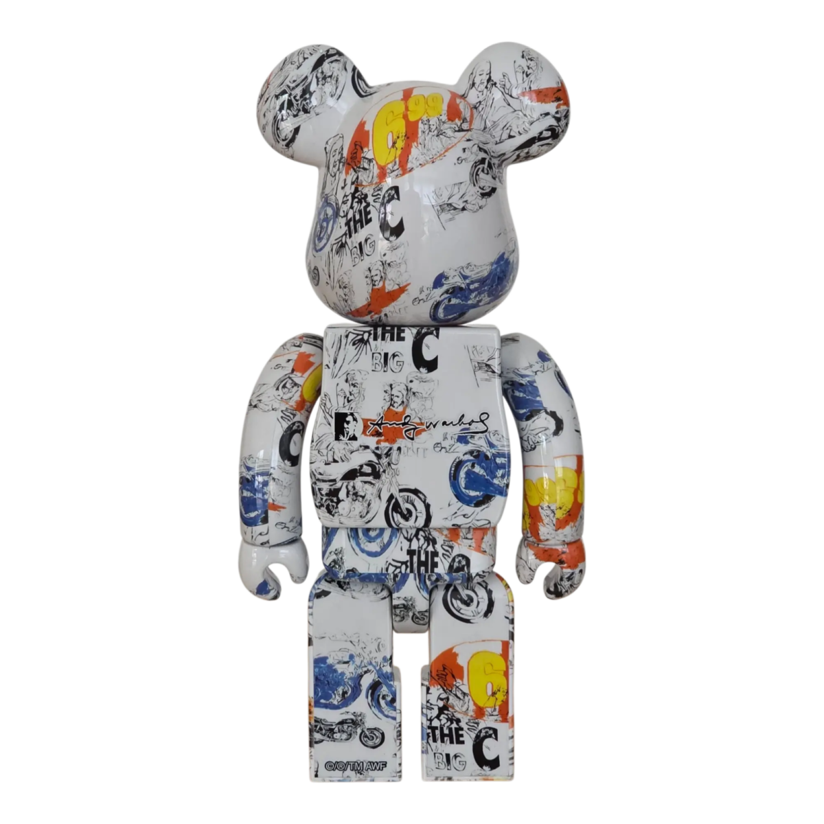 Bearbrick Andy Warhol "The Last Supper" [Andy Warhol Kyoto] 100%+400% Rückseite
