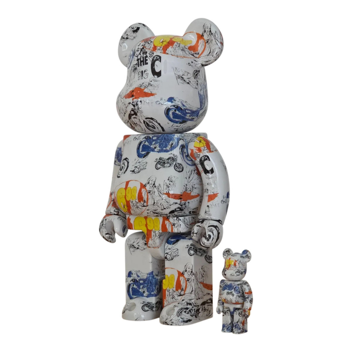 Bearbrick Andy Warhol "The Last Supper" [Andy Warhol Kyoto] 100%+400% schräg