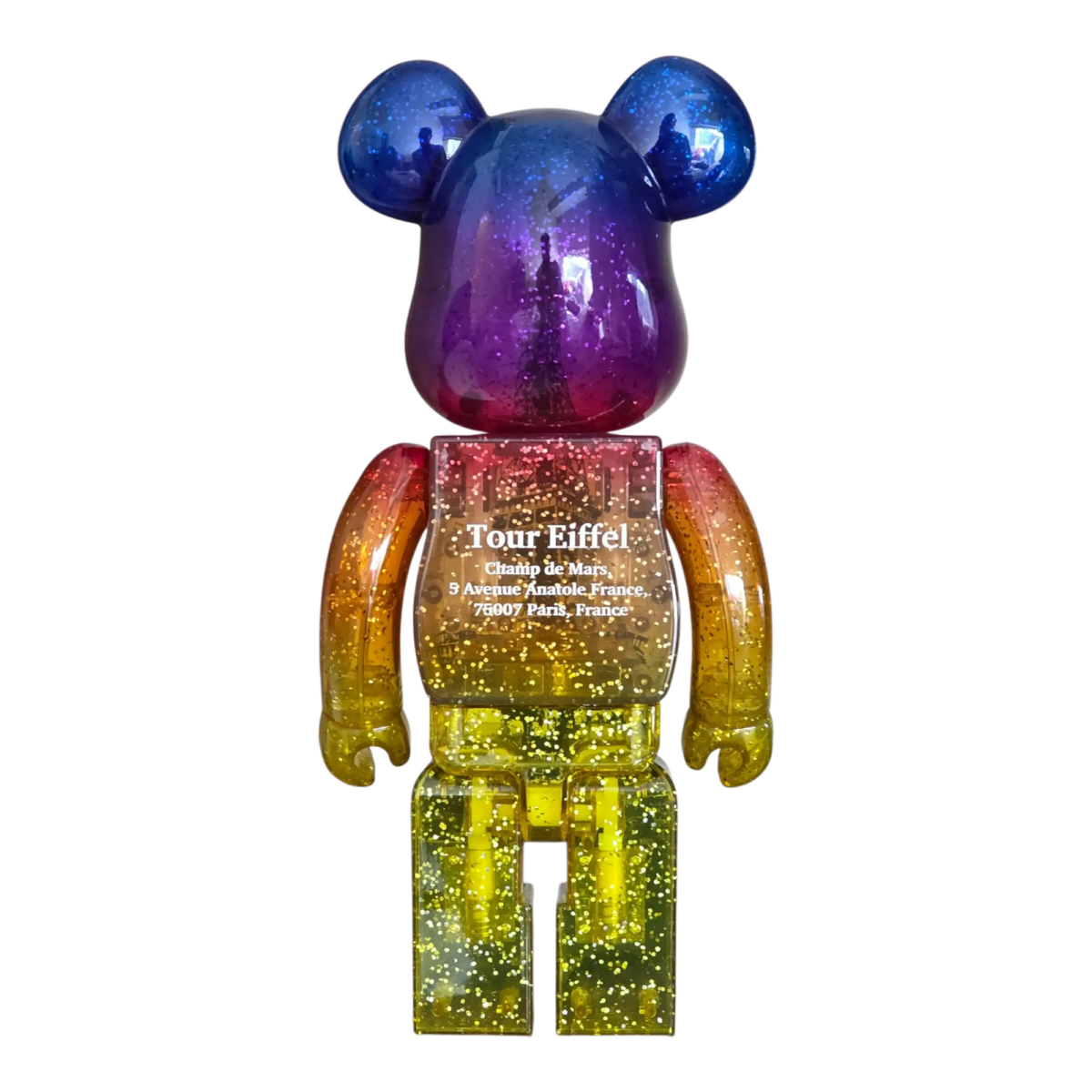 Bearbrick Eiffel Tower Twilight Version 100%+400% Rückseite