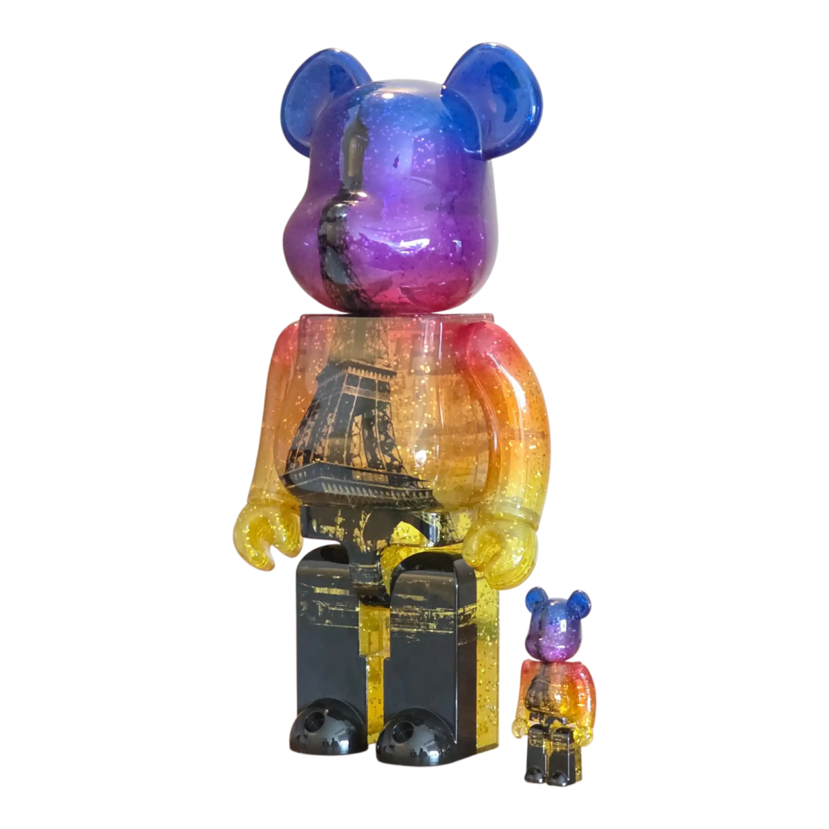 Bearbrick Eiffel Tower Twilight Version 100%+400% schräg
