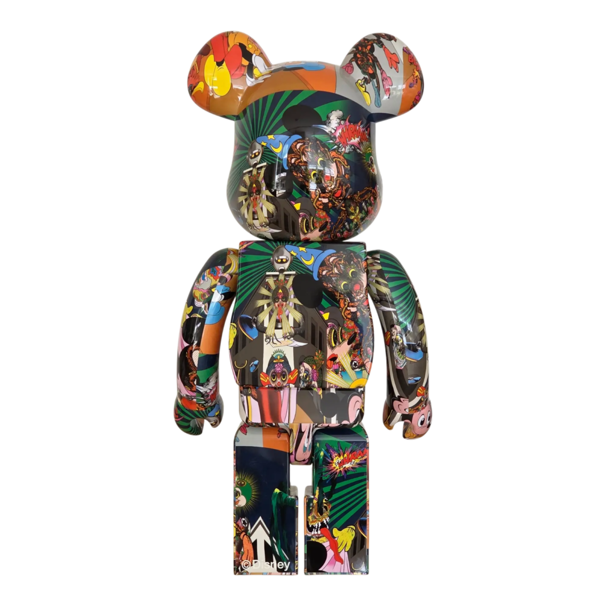 Bearbrick Keiichi Tanaami "Mickey Mouse" 1000% Rückseite