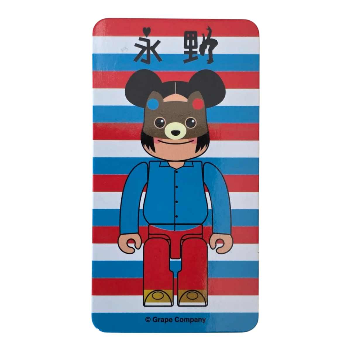 Bearbrick Series 34 Artist "Nagano" 100% SECRET Begleitkarte