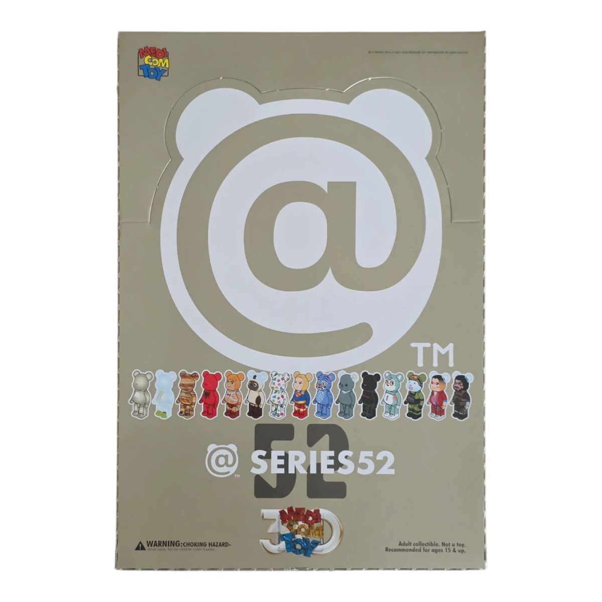 Bearbrick Series 52 24er-Karton 100% Deckel