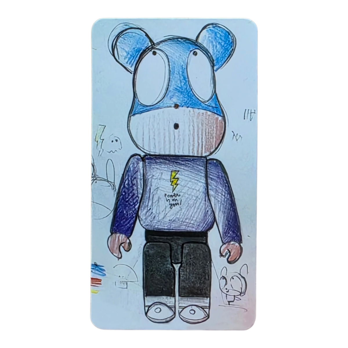 B@RBRICK Series 46 "Edgar Plans" 100% SECRET Begleitkarte