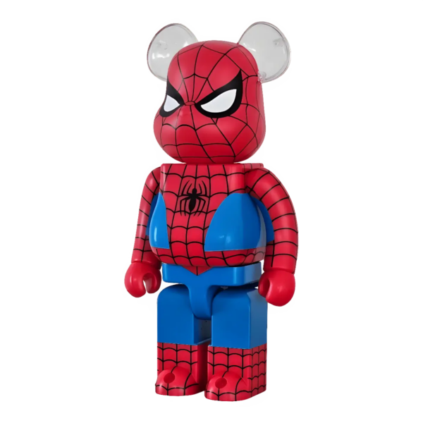 Bearbrick Happy Kuji 'Spider-Man' (2022) - SP Spider-Man 400% schräg